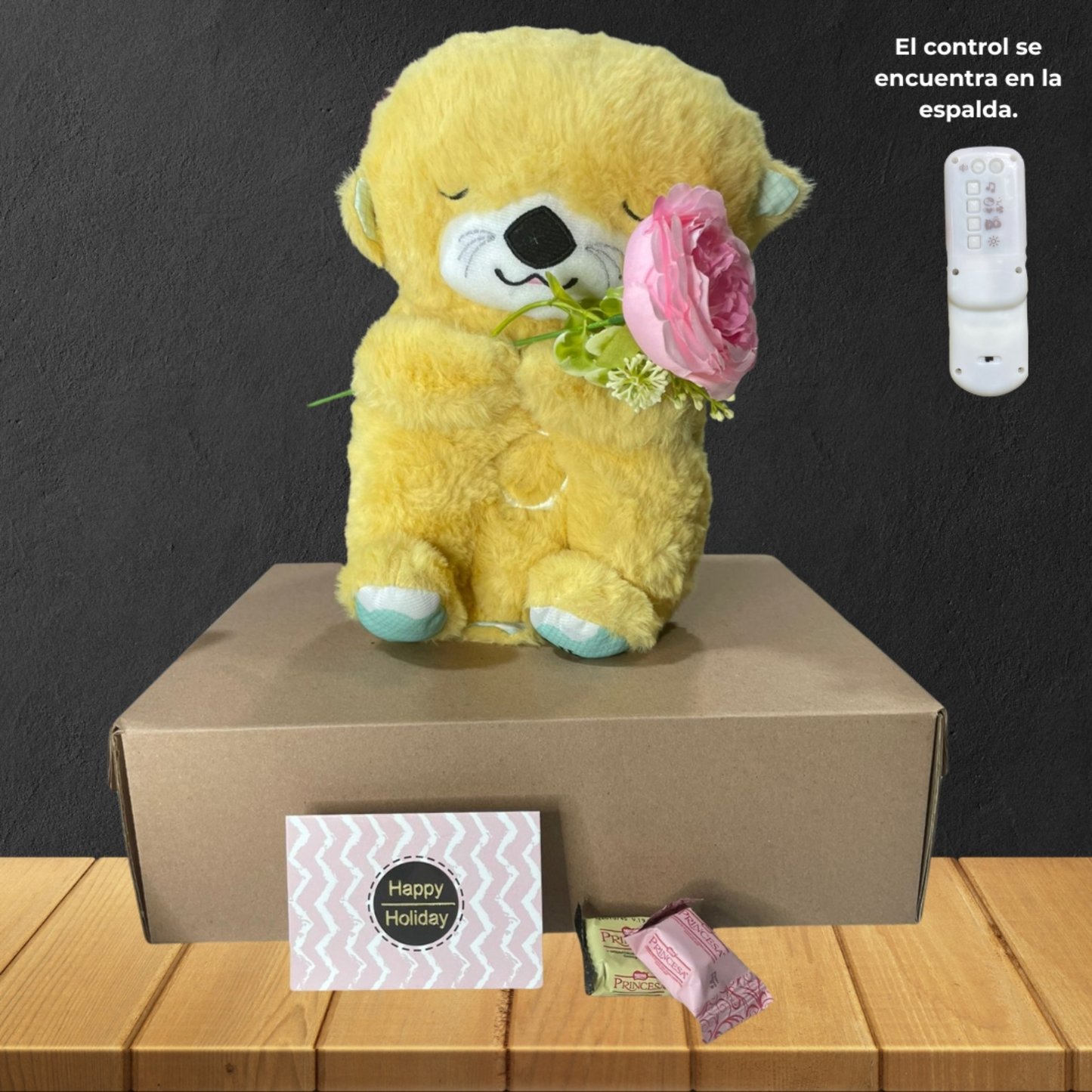 PELUCHE NUTRIA CON RESPIRACIÓN RELAJANTE