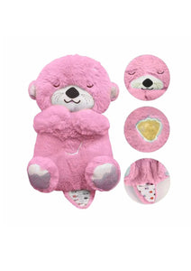 NUTRIA DORMILONA CON CONTROL ROSADO – EL PELUCHE QUE ARRULLA Y DA CALMA