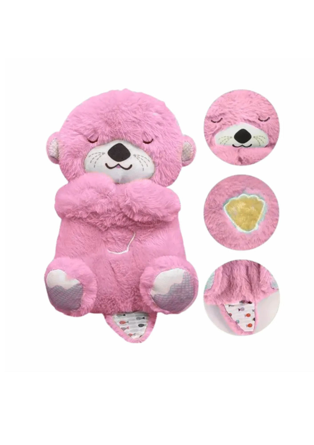 NUTRIA DORMILONA CON CONTROL ROSADO – EL PELUCHE QUE ARRULLA Y DA CALMA