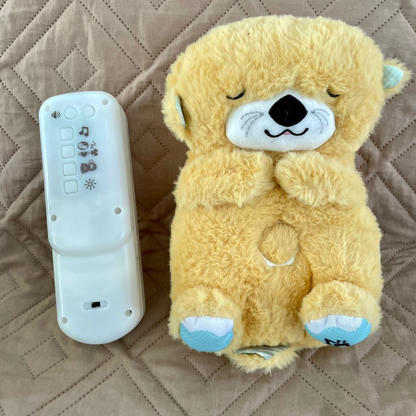 PELUCHE NUTRIA CON RESPIRACIÓN RELAJANTE