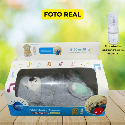 PELUCHE NUTRIA CON RESPIRACIÓN RELAJANTE