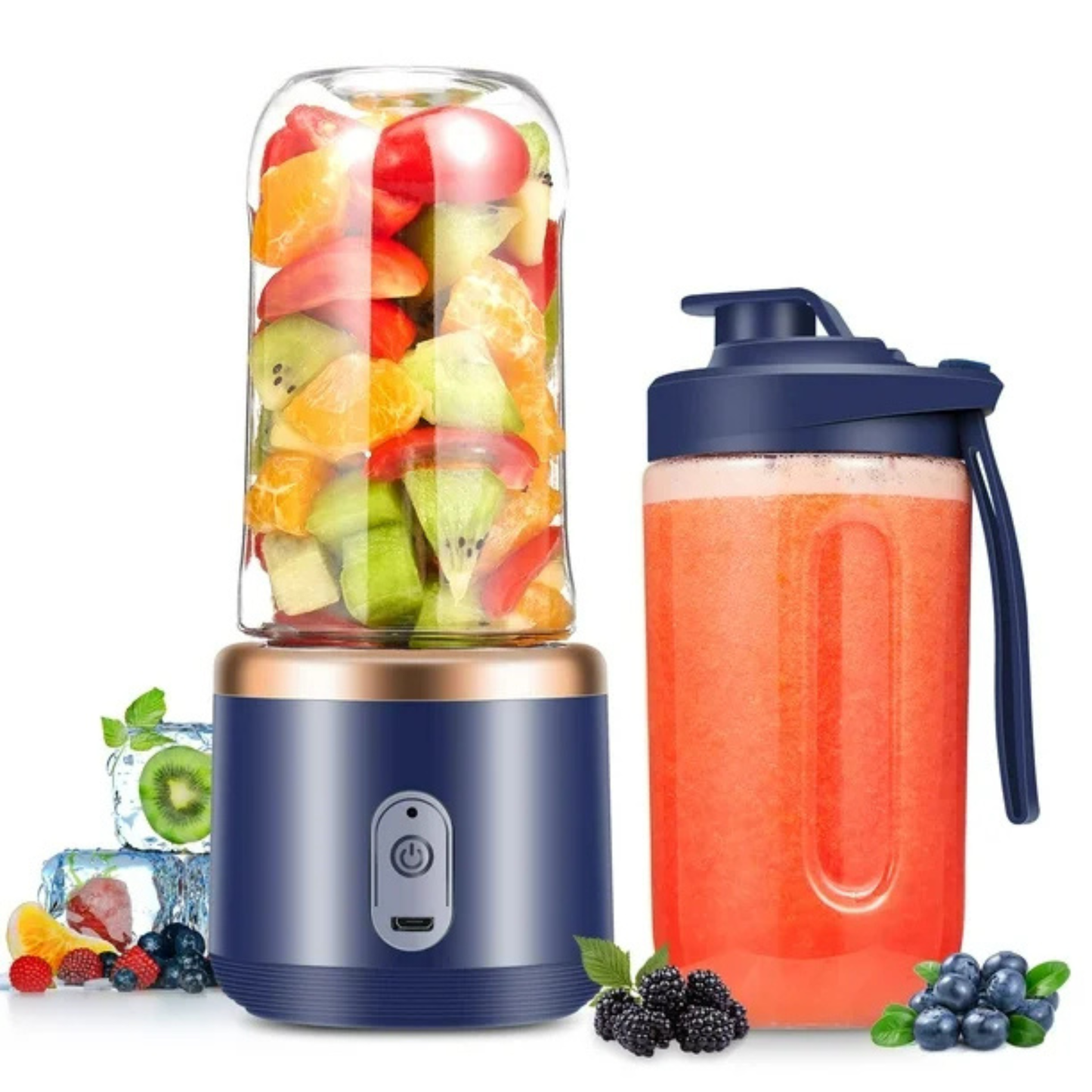 MINI LICUADORA PORTÁTIL 520 ML RECARGABLE