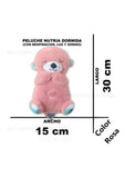 NUTRIA DORMILONA CON CONTROL ROSADO – EL PELUCHE QUE ARRULLA Y DA CALMA