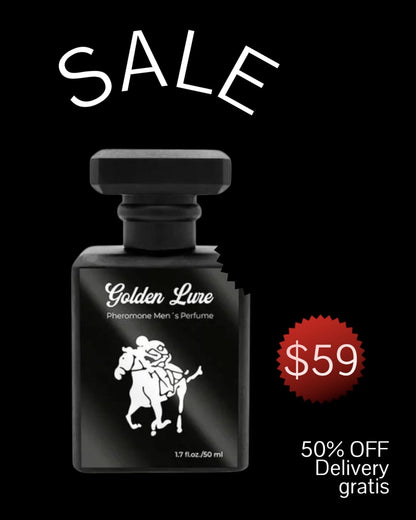 💎 GOLDEN LURE – PERFUME CON FEROMONAS PARA HOMBRES